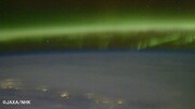 ISSから撮影したオーロラ (c)JAXA／NHK