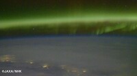 ISSから撮影したオーロラ (c)JAXA／NHK
