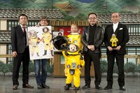 「吉本新喜劇×ヤノベケンジ」開催発表会見。(c)吉本興業