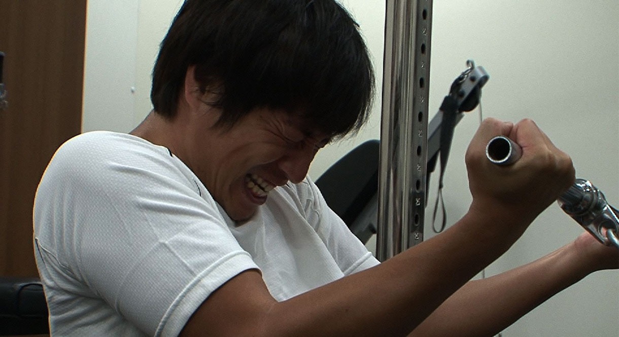 トレーニング中のチュートリアル徳井。(c)日本テレビ
