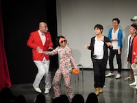 ノーセンス芸人の代表格、オジンオズボーン篠宮、永野、新宿カウボーイかねきよも負けじとボケ三昧。