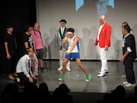 池崎唯一の必殺技「ジャスティス！」をめぐって協議。