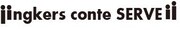 ジンカーズ第7回単独公演「SERVE」ロゴ。