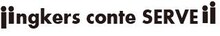 ジンカーズ第7回単独公演「SERVE」ロゴ。