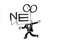 鉄拳が考案したチャンネルNECOのキャラクター。