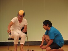 年間ランキング2位のアルコ＆ピース。おじいちゃんと孫のコント。