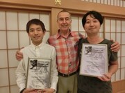 タケトとイシバシハザマ石橋、ベビーマッサージの資格取得