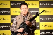 映画「キリングゲーム」公開記念イベントに出演した加藤茶。
