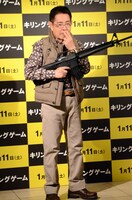 映画「キリングゲーム」公開記念イベントに出演した加藤茶。