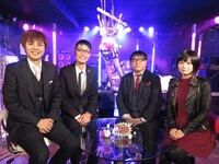 「竹山ロックンロール」MCのカンニング、藤岡みなみ。コーナーゲストのスパローズ。