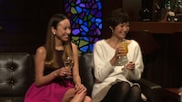 「志村けんのPee TV ～美女とヤリたい▽なコト～」（▽はハートマーク）の一場面。