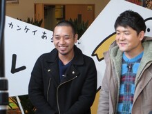 「おじいちゃんが作家してんの？」と番組タイトルの渋さを訝しむ千鳥。