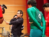 ヒーローショーの様子。