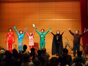 ヒーローショーの様子。