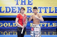 「THE GOLDEN BATTLE 2013 絶対にありえない究極のスペシャルマッチ!!」(c)KTV