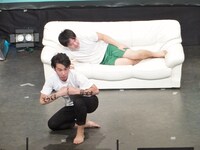 和田にあっさり敗れるもしっかり「岸です！」アピール。