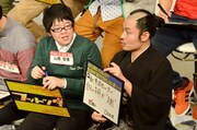 トンファー山西（左）と、お侍ちゃん（右）。