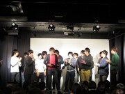 オープニングからニヤニヤが止まらないスパローズ森田。