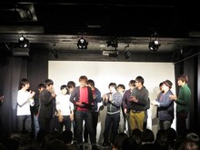 オープニングからニヤニヤが止まらないスパローズ森田。