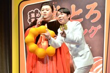 マツコ・デラックス（左）とダンディ坂野（右）。