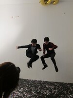 フライヤー撮影時の様子。