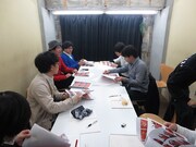 写真チェック時の様子。