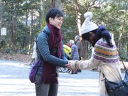 最後は握手でお別れ。