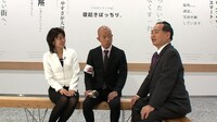社長に話を聞くバイきんぐ小峠（中央）。(c)テレビ東京