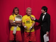 勝利者インタビュー。