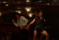 花道で123☆45・ヨーコとダンスを繰り広げた永野。