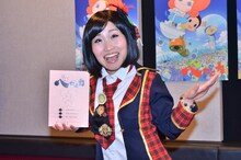 アニメ「ナンダカベロニカ」で声優として初主演を務めるキンタロー。。主人公・ベロニカの声を担当する。