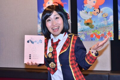 アニメ「ナンダカベロニカ」で声優として初主演を務めるキンタロー。。主人公・ベロニカの声を担当する。