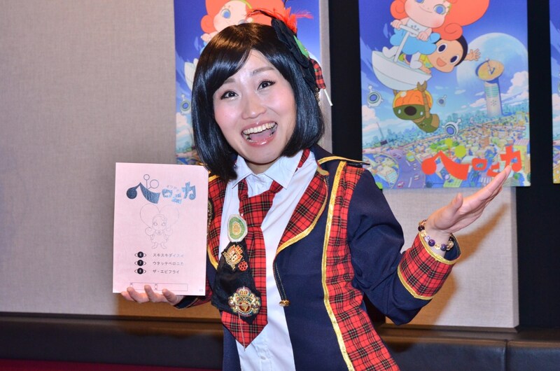 アニメ「ナンダカベロニカ」で声優として初主演を務めるキンタロー。。主人公・ベロニカの声を担当する。