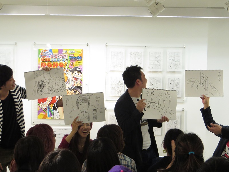 「面接」がテーマの即興4コママンガ。