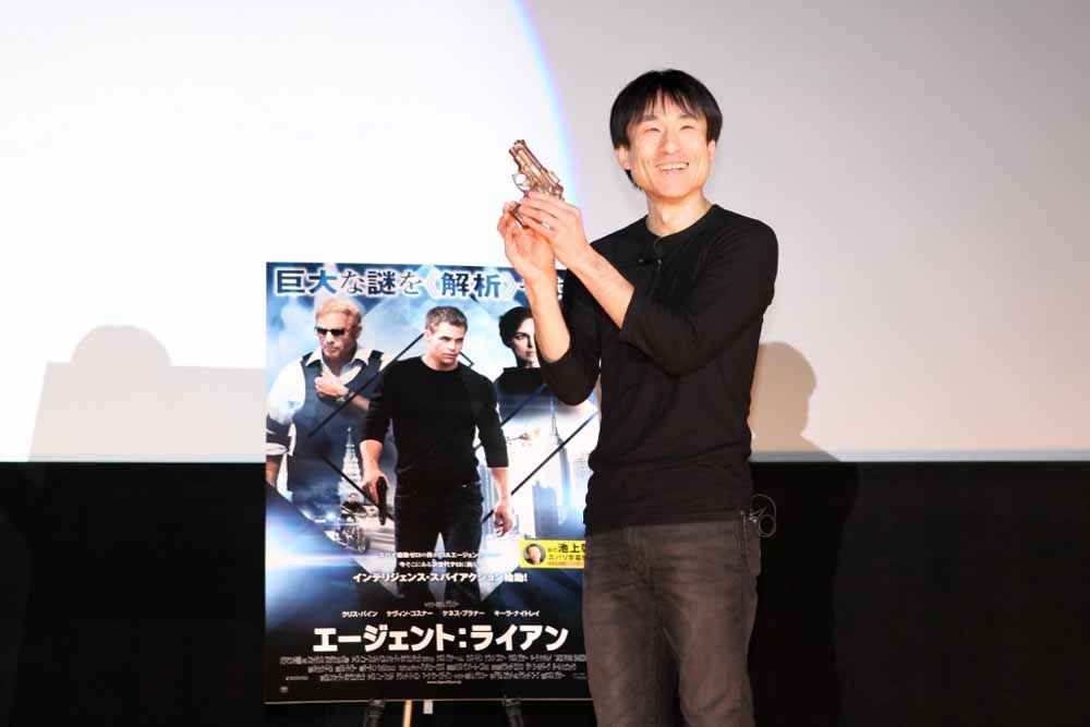 映画「エージェント：ライアン」公開記念トークショーに登場したなだぎ武。(c)2012 Paramount Pictures. All Rights Reserved.