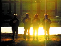 「吉本超合金」に出演していたFUJIWARAと2丁拳銃。