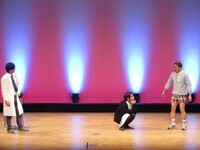 学生服コントではなく、白衣のコントを披露した鬼ヶ島。