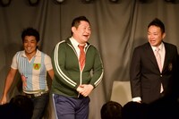 オテンキ。大雪の中で会場へ足を運んだファンに感謝していた。