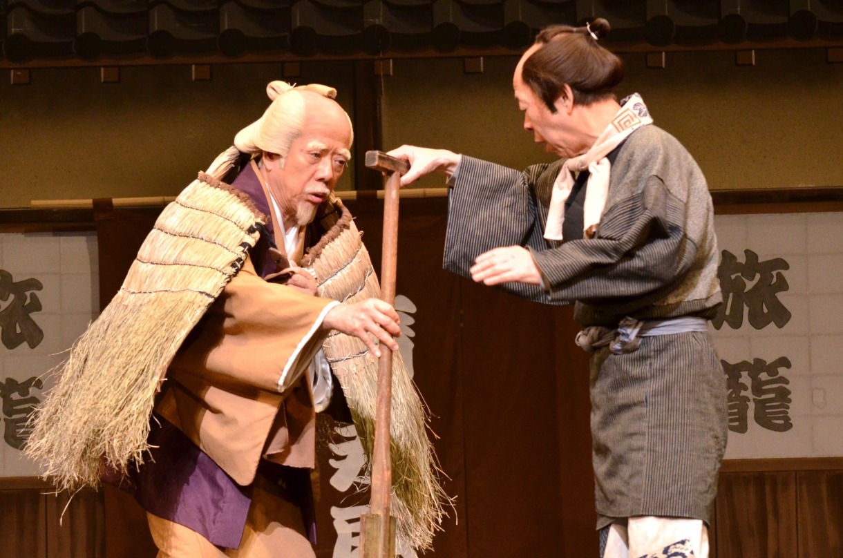 （左から）西川きよし、坂田利夫。