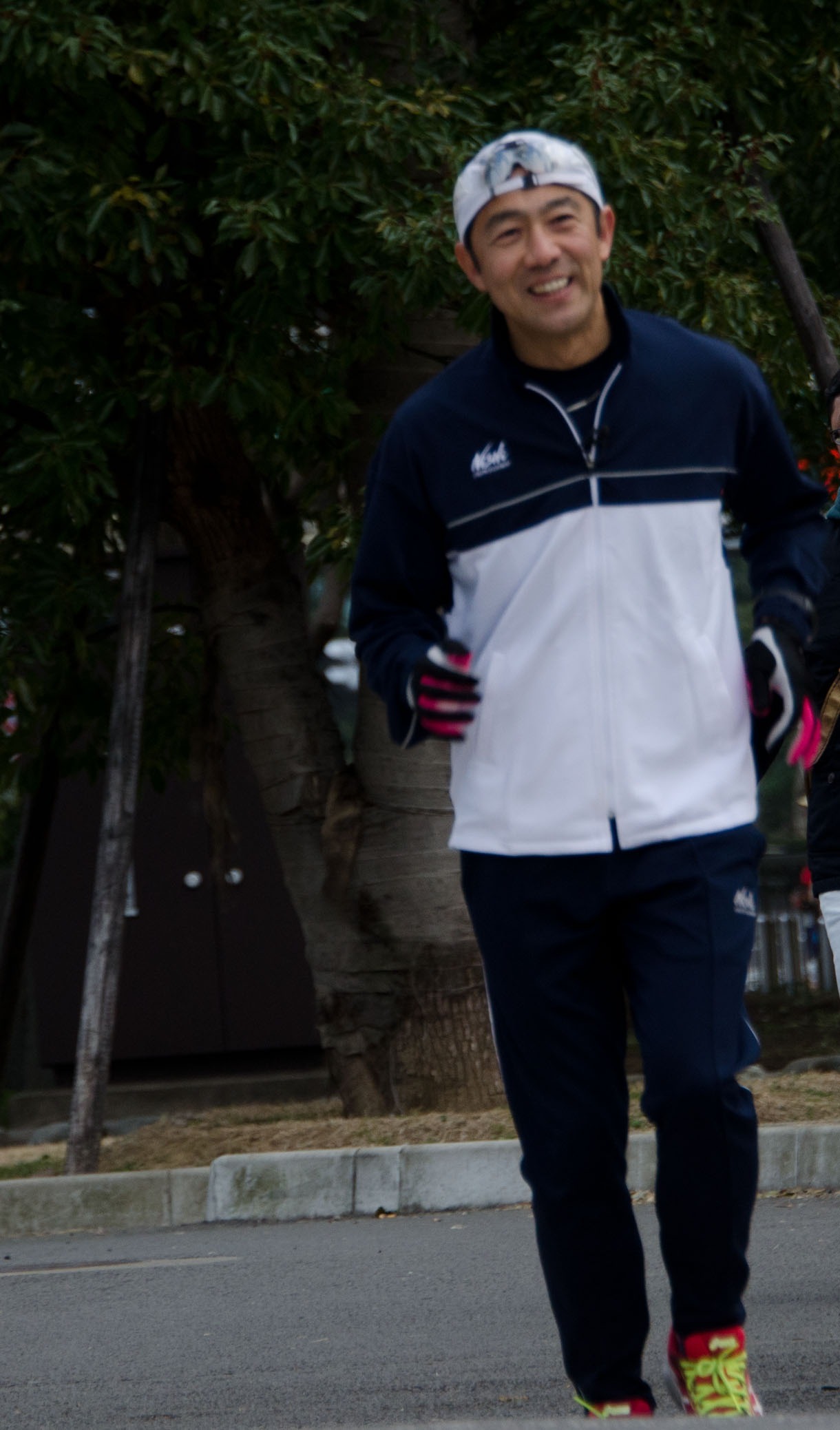 ゴール直前の森脇健児。