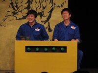 “滑舌亭竹垣に竹立てたかけたのは竹立てかけたかったから”野性爆弾ロッシーと“滑舌亭ニセ札作り”ガリットチュウ熊谷のタッグ。