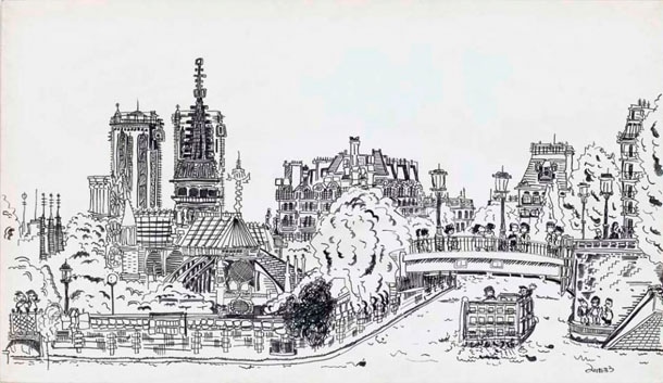 憲太郎 セーヌ川／1994年 (c)NORITAKE KINASHI