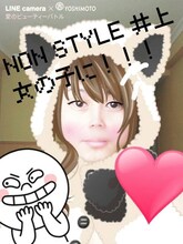 「べっぴん部門」にノミネートされたNON STYLE井上の加工写真。