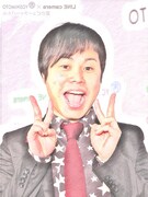 「男前部門」にノミネートされたNON STYLE井上の加工写真。