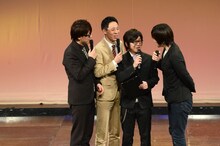 中MCの囲碁将棋と風藤松原（左から）。