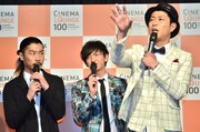 映画「ルディ」の魅力を熱弁する尾形（右）。