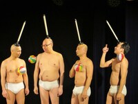 鬼ヶ島新ネタライブ「あの日見た鬼の名前を僕達はまだ知らない。」の「あの日見たハゲの名前を僕達はまだ知らない」コーナー。