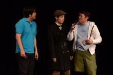 わらふぢなるおとつぶやきシロー（右端）。