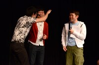 ザンゼンジとつぶやきシロー（右端）。