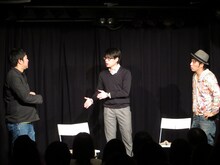 2月24日、東京・渋谷シアターDにて行われたアームストロングのトークライブ「トークストロング～ぜひきてください～」の様子。